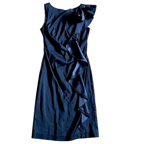 Le Chateau Black Dress. Lined. Medium. Zipper back. - Picture 1 of 9